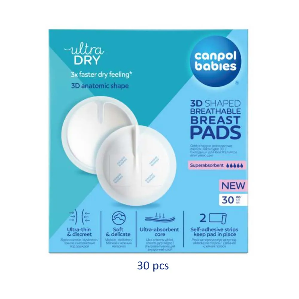 CANPOL 30 DISPOSABLE BREAST PADS