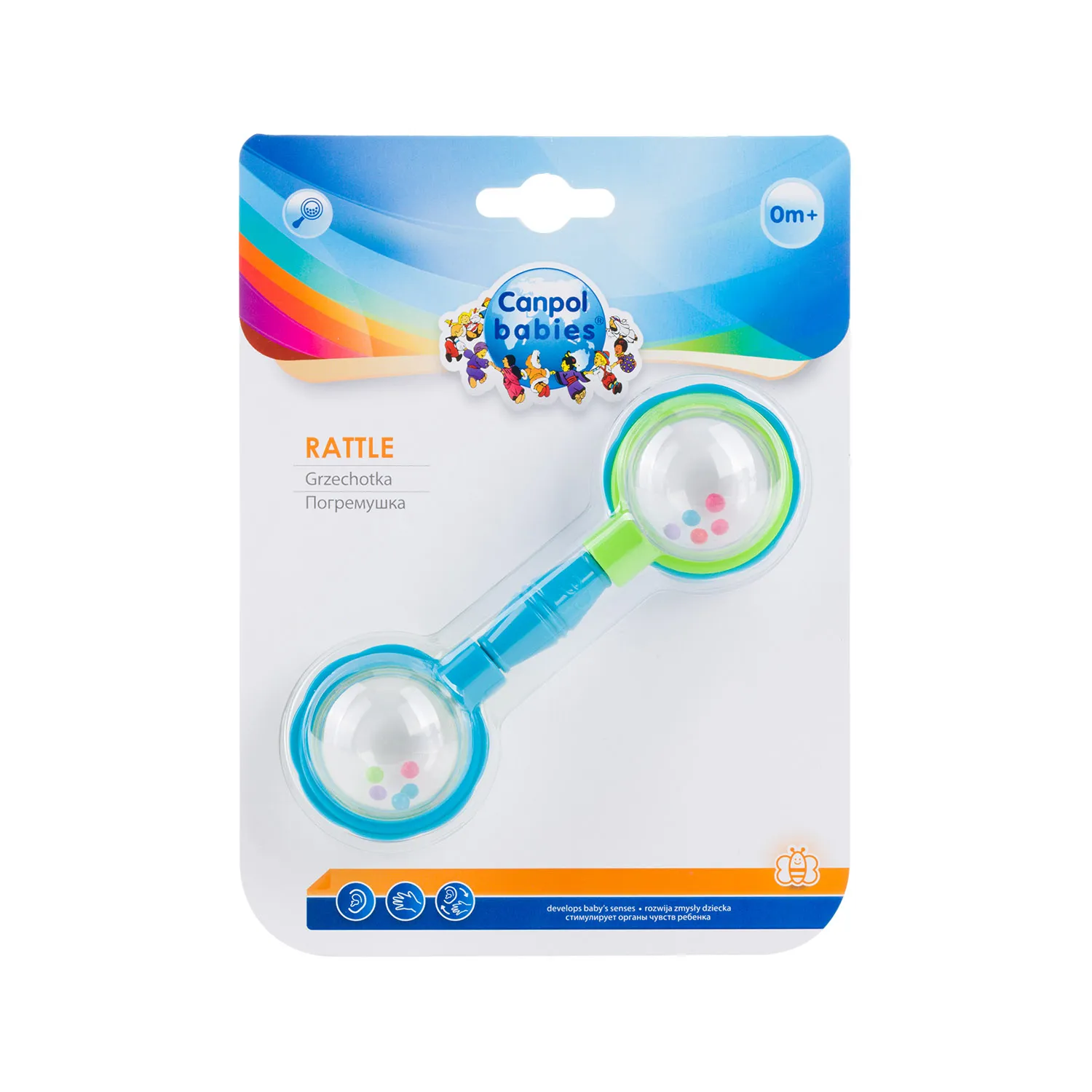 CANPOL BARBELL RATTLE GREEN