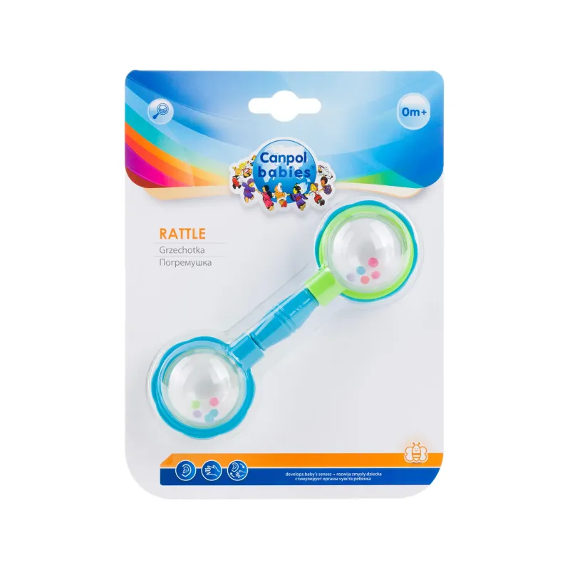 CANPOL BARBELL RATTLE GREEN