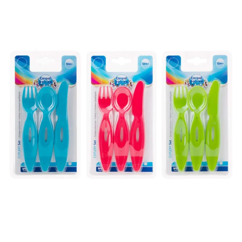 CANPOL KNIFE FORK & SPOON SET (6)