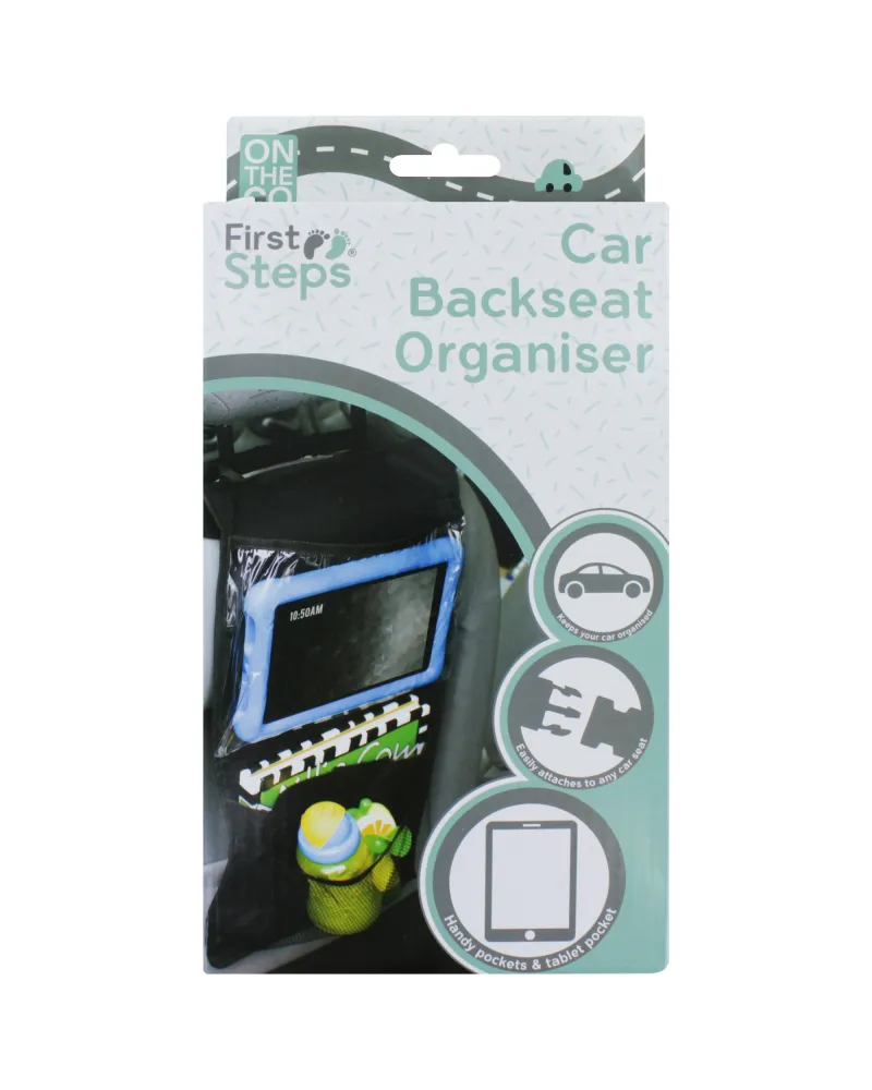 FS768 FIRST STEPS CAR BACK SEAT ORGANISER