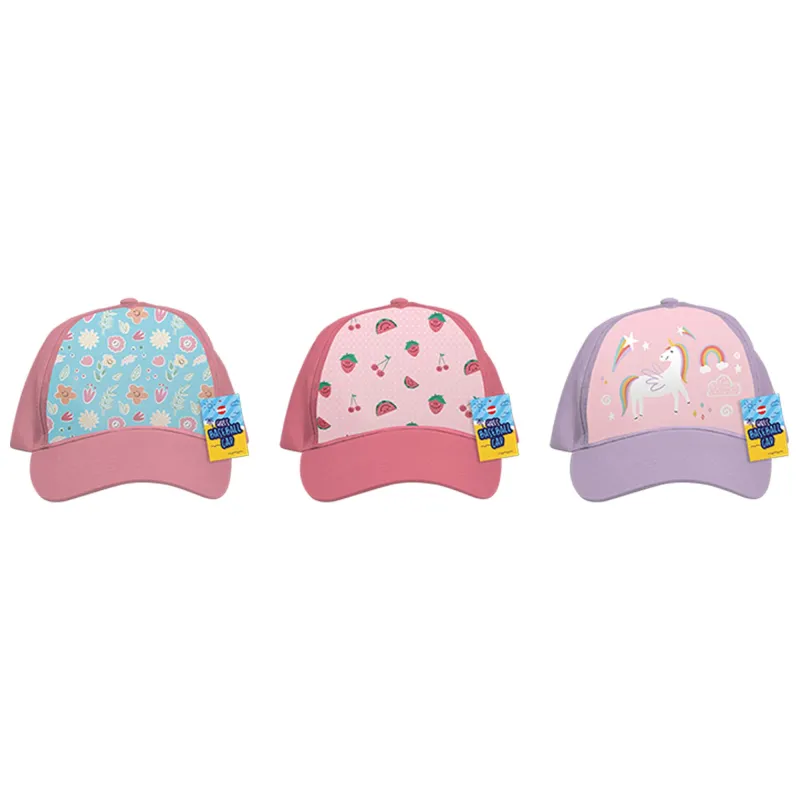 TOY5311OB GIRLS SUN/BASEBALL HATS