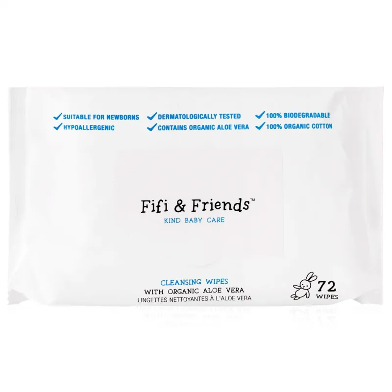 FIFI & FRIENDS 72s CLEANSING WIPES