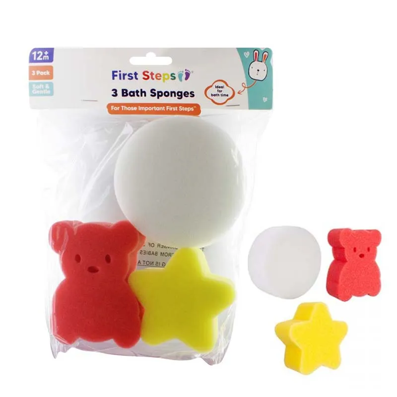 FS760 FIRST STEPS 3 BATH SPONGES