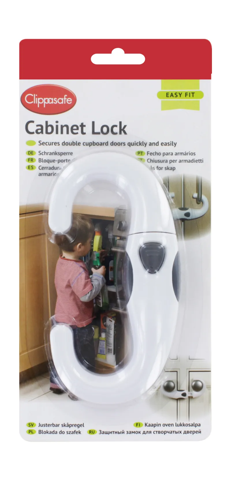 CLIPPASAFE CABINET LOCK 72/1