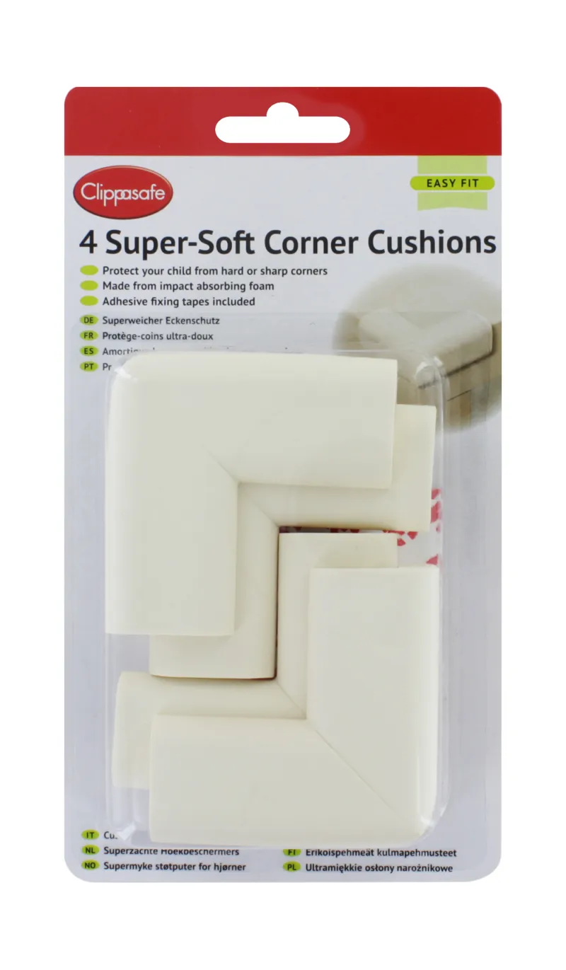 CLIPPASAFE SUPER SOFT CORNER CUSHIONS 77/1