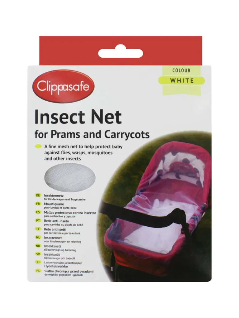 CLIPPASAFE PRAM INSECT NET LARGE (6)