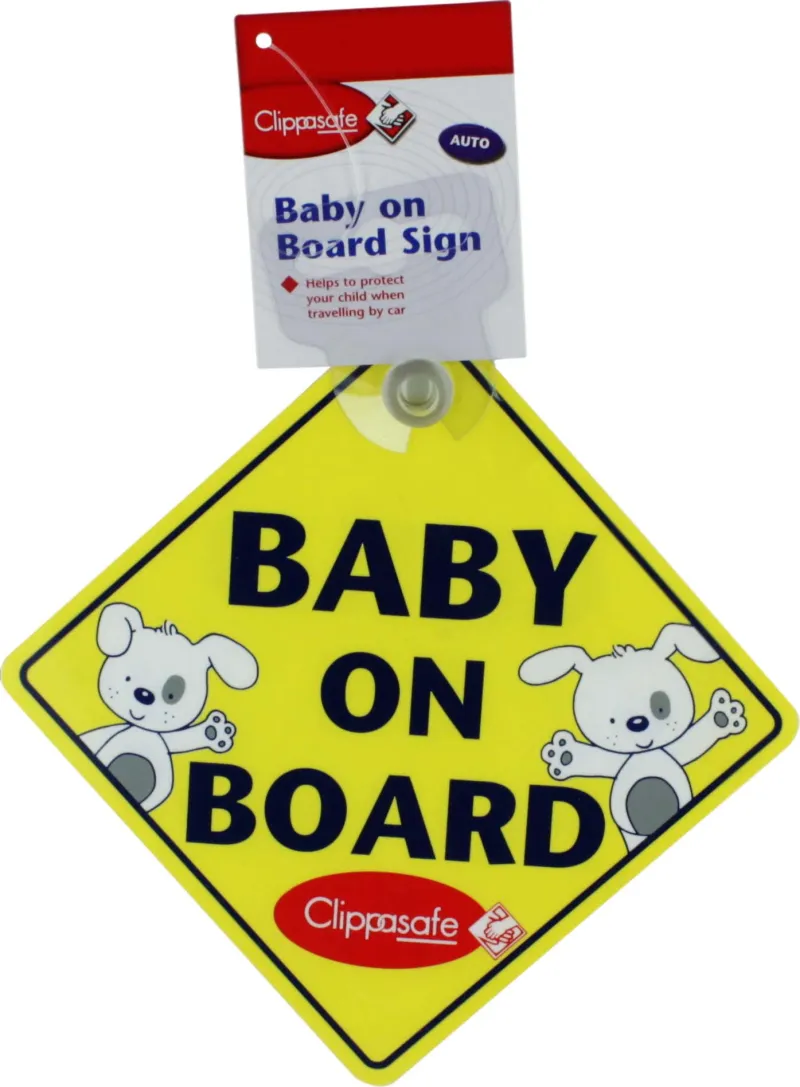 CLIPPASAFE BABY ON BOARD SIGN  53