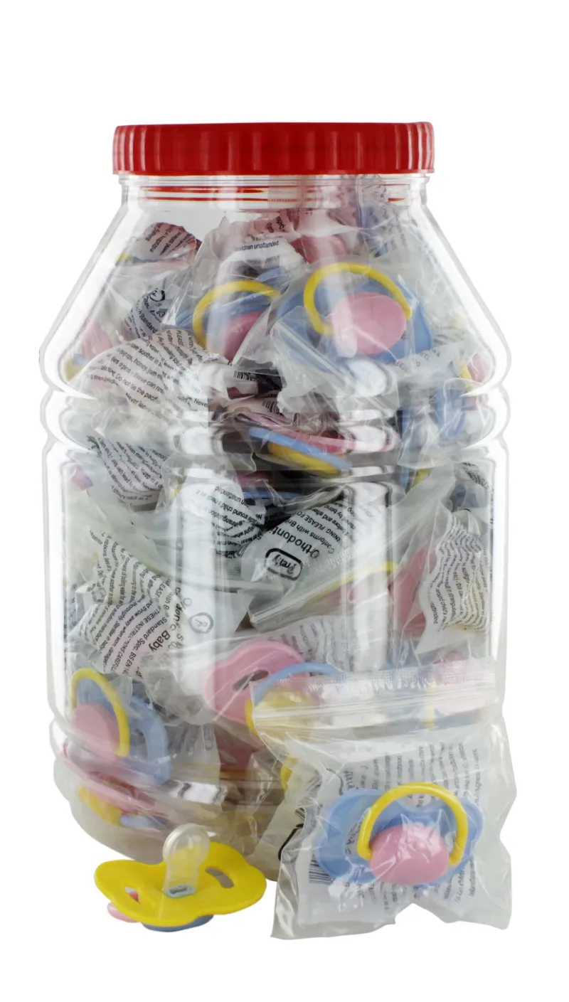 ORTHODONTIC SOOTHERS IN TUB (50)