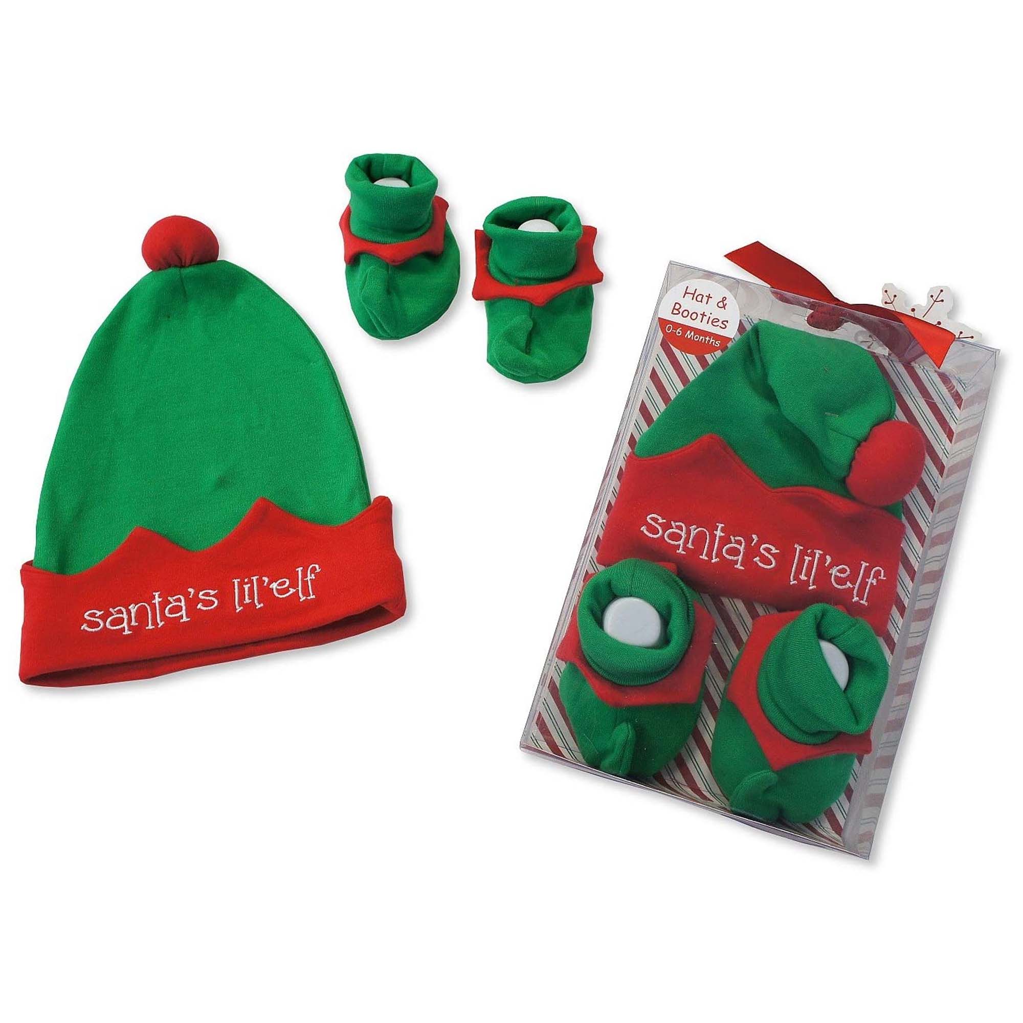 GP-2516-0739 ELF HAT & BOOTIES SET