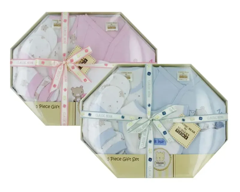GP-2512-0609 5pce BABY GIFT SET CLASSIC BEAR