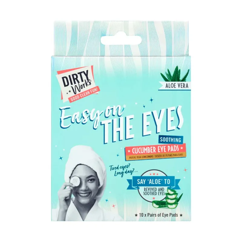 DIRTY WORKS 10 PAIR  CUCUMBER EYE PADS
