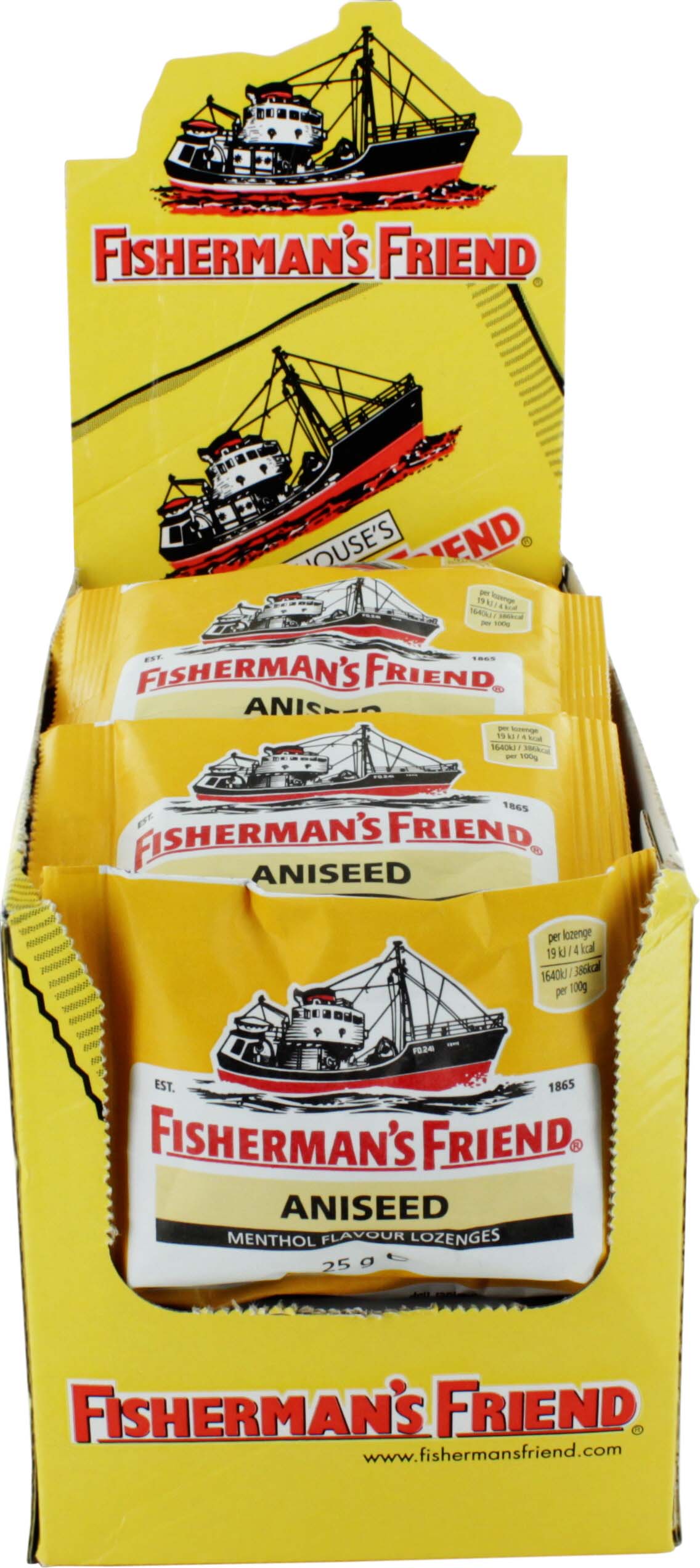 FISHERMAN FRIENDS ANISEED LOZENGES x24