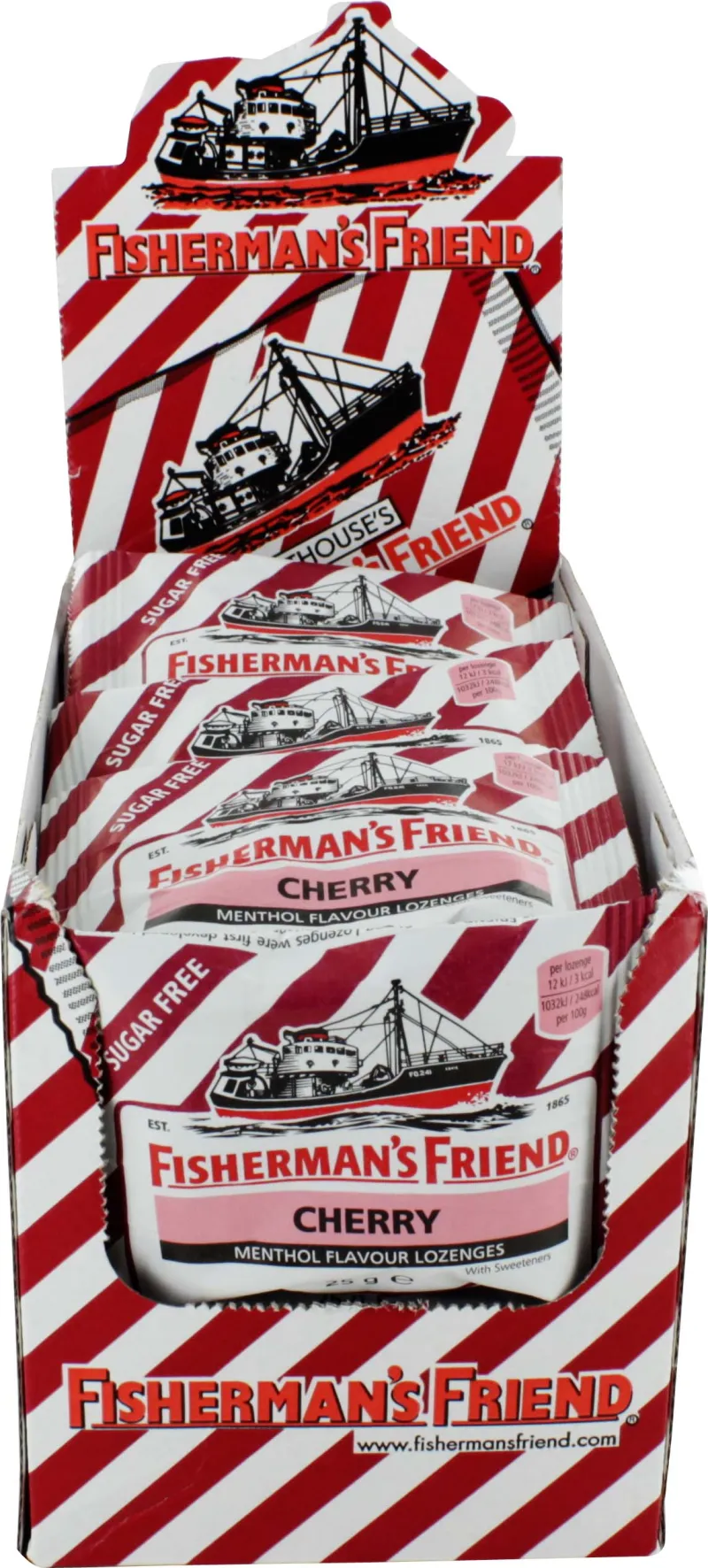 FISHERMAN FRIEND CHERRY LOZENGES x24