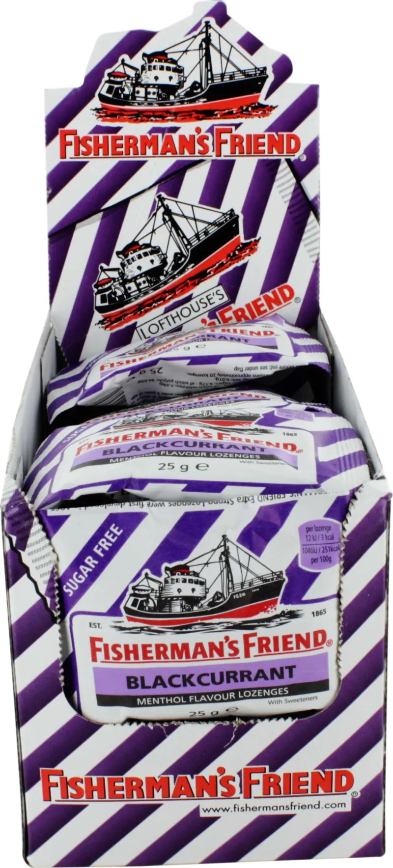 FISHERMAN FRIEND BLACKCURRANT x24