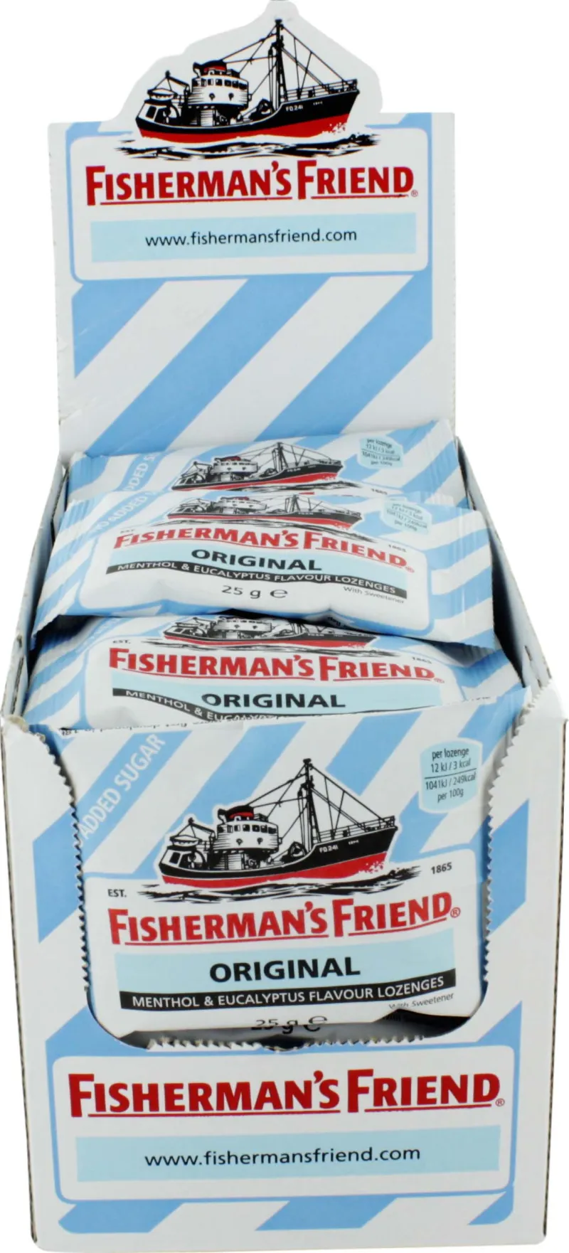 FISHERMAN'S FRIEND EUCLYPTUS SUGAR FREE X 24