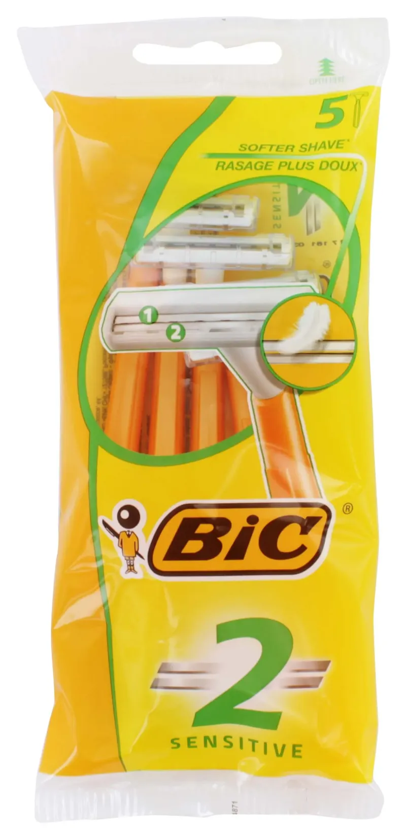 BIC 2 BLADE SENSITIVE 5s RAZORS