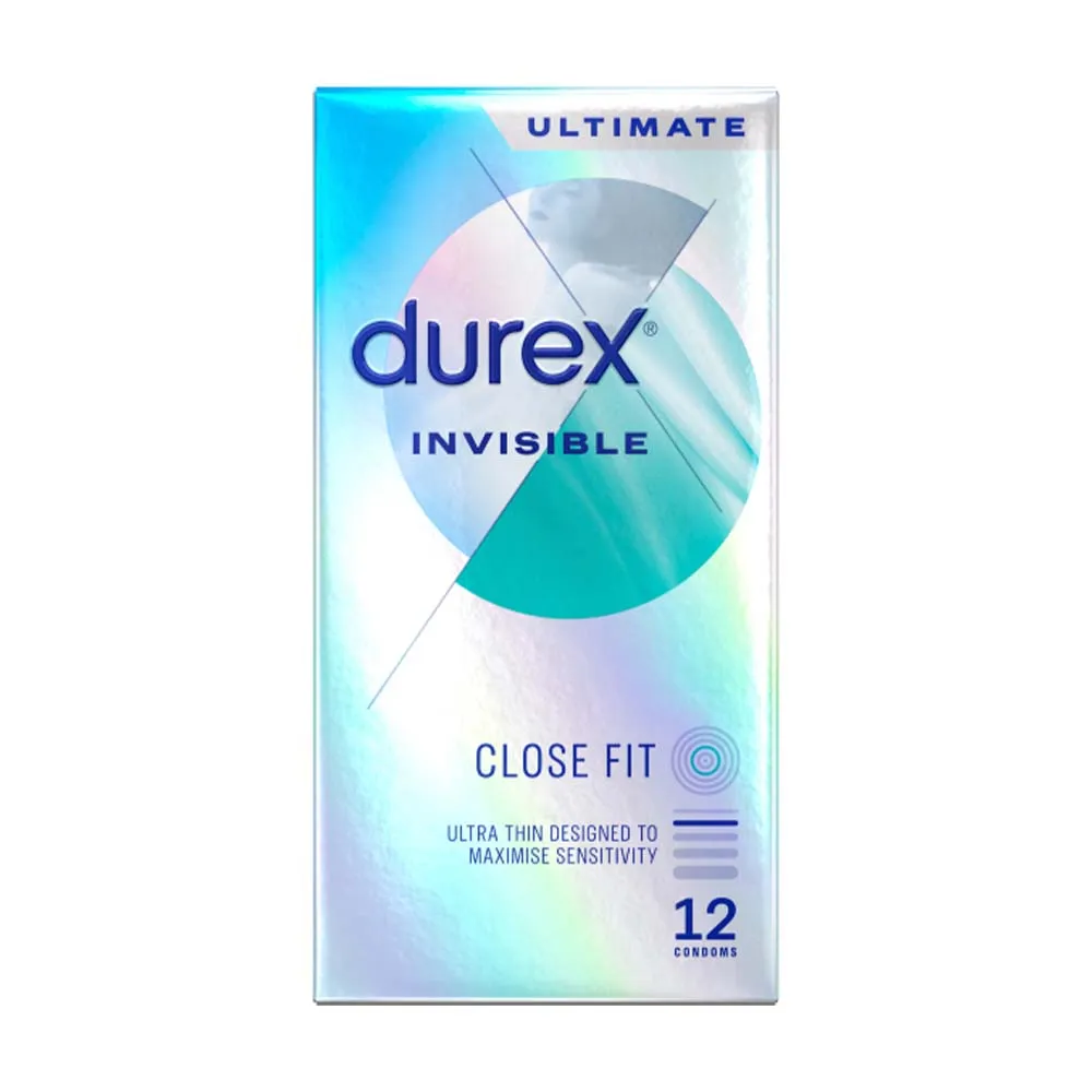 DUREX 12s INVISIBLE CLOSE FIT CONDOMS