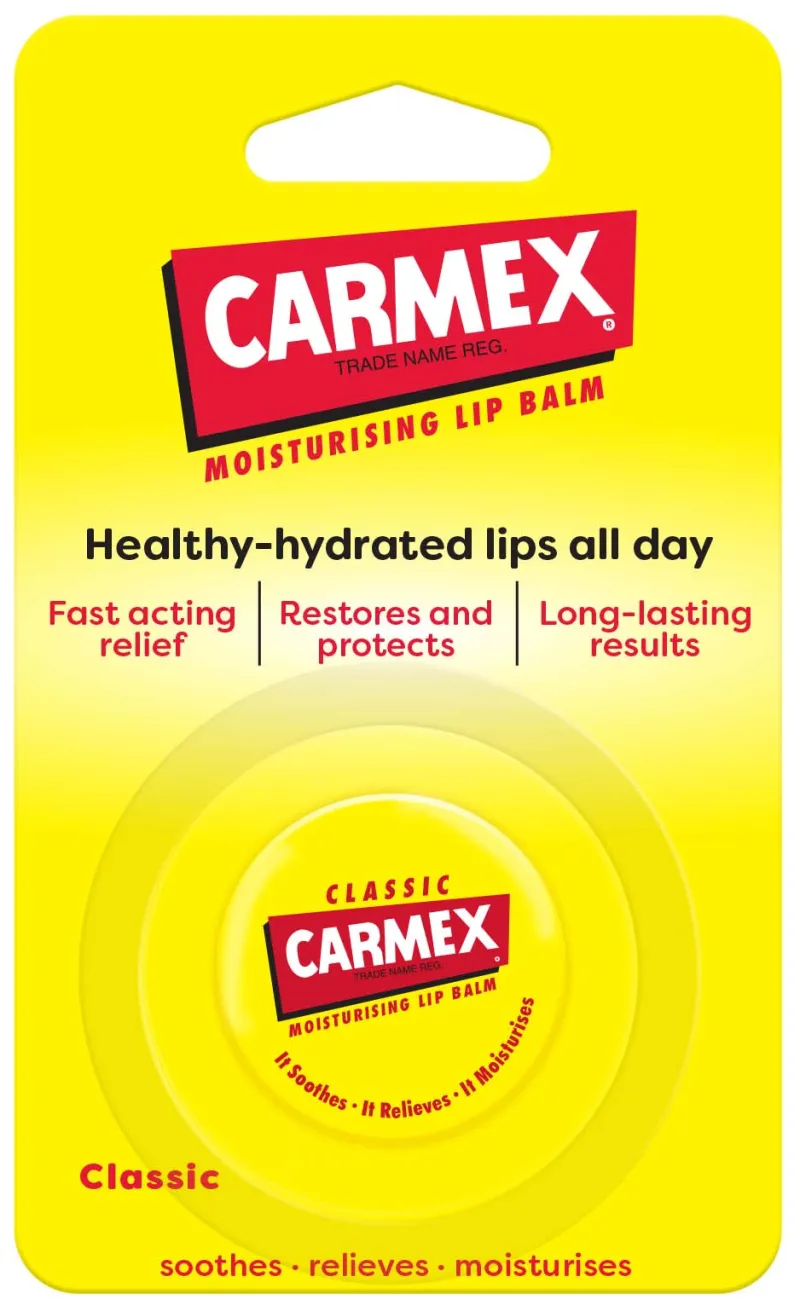 CARMEX ORIGINAL LIP BALM POT x8