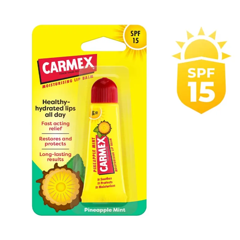 CARMEX PINEAPPLE & MINT LIP BALM TUBE