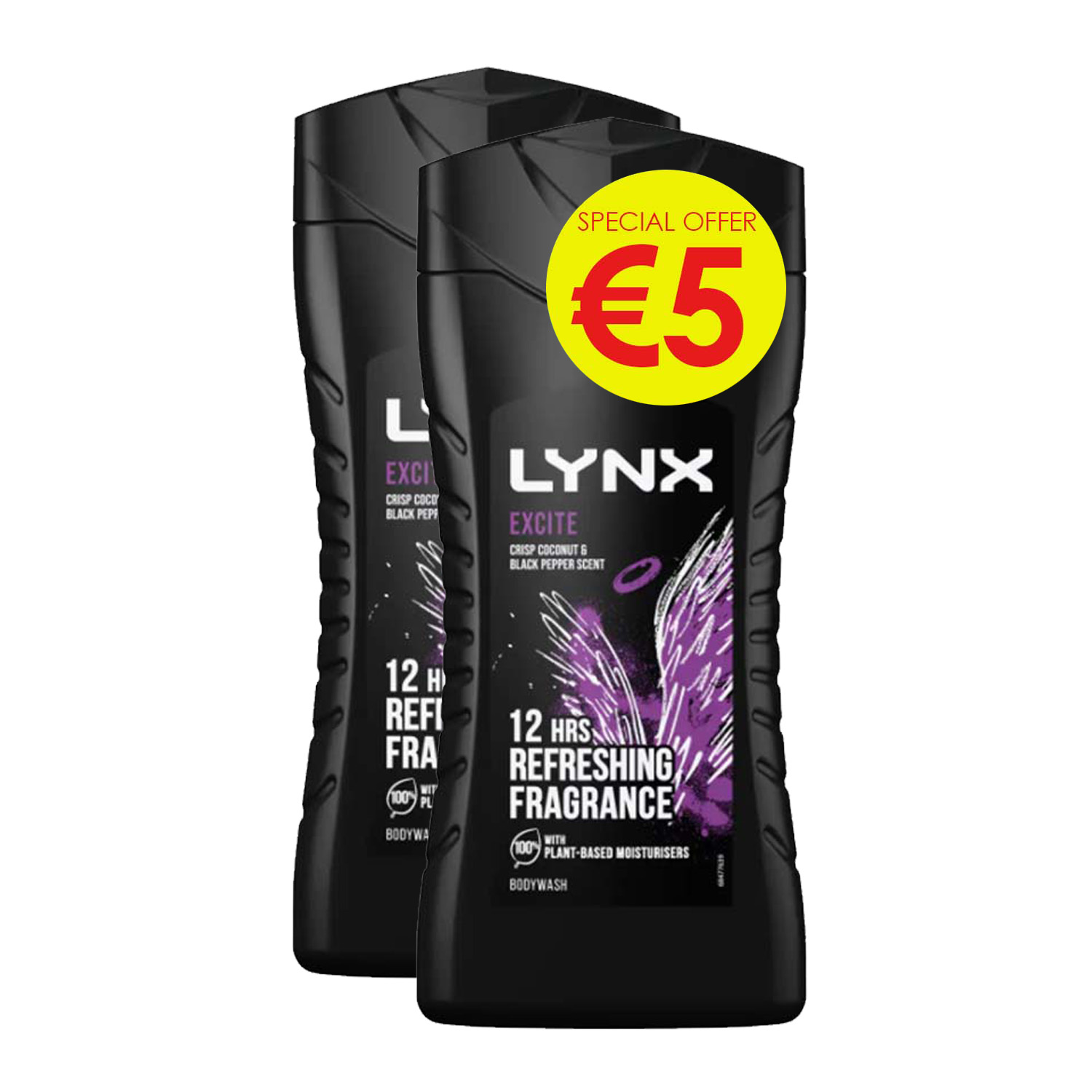 LYNX EXCITE S/GEL 225ml TWIN PK