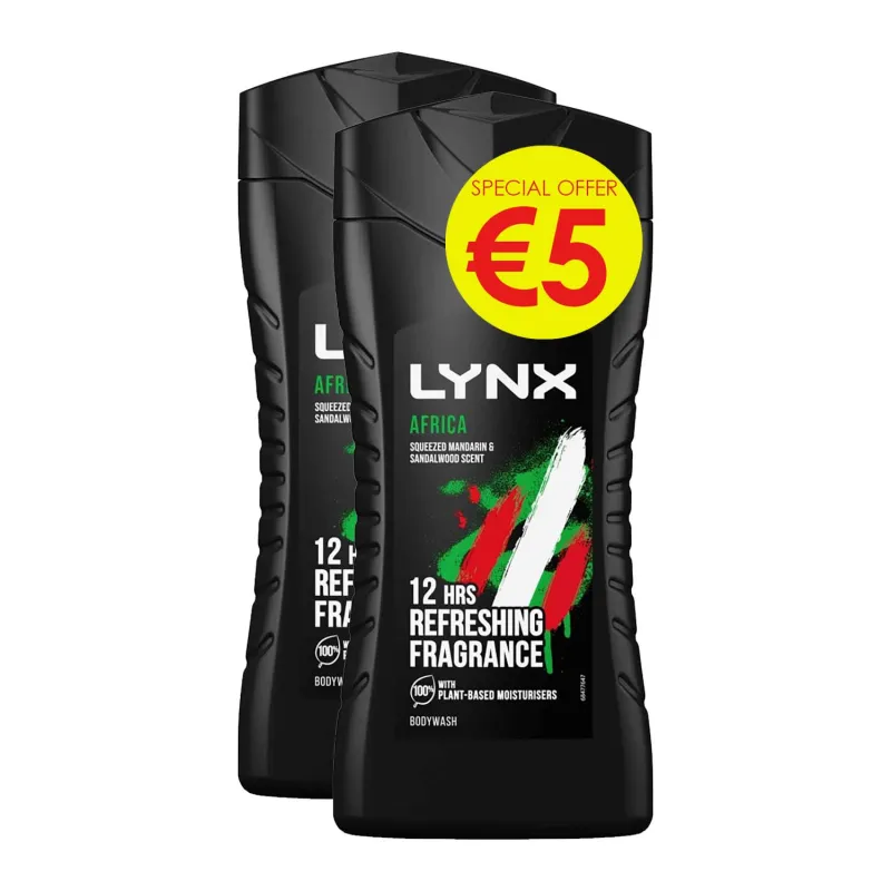 LYNX AFRICA S/GEL 225ml TWIN