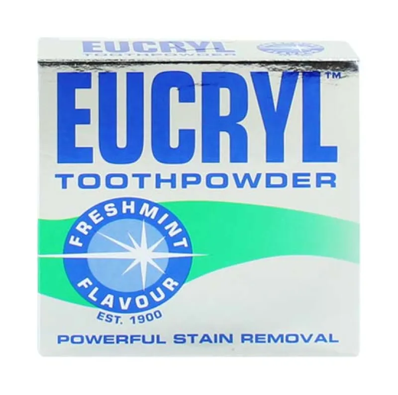 EUCRYL SMOKERS TOOTHPOWDER MINT 50g