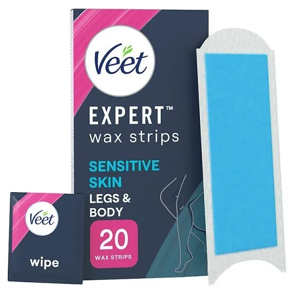 VEET EXPERT 20 LEG WAX STRIPS