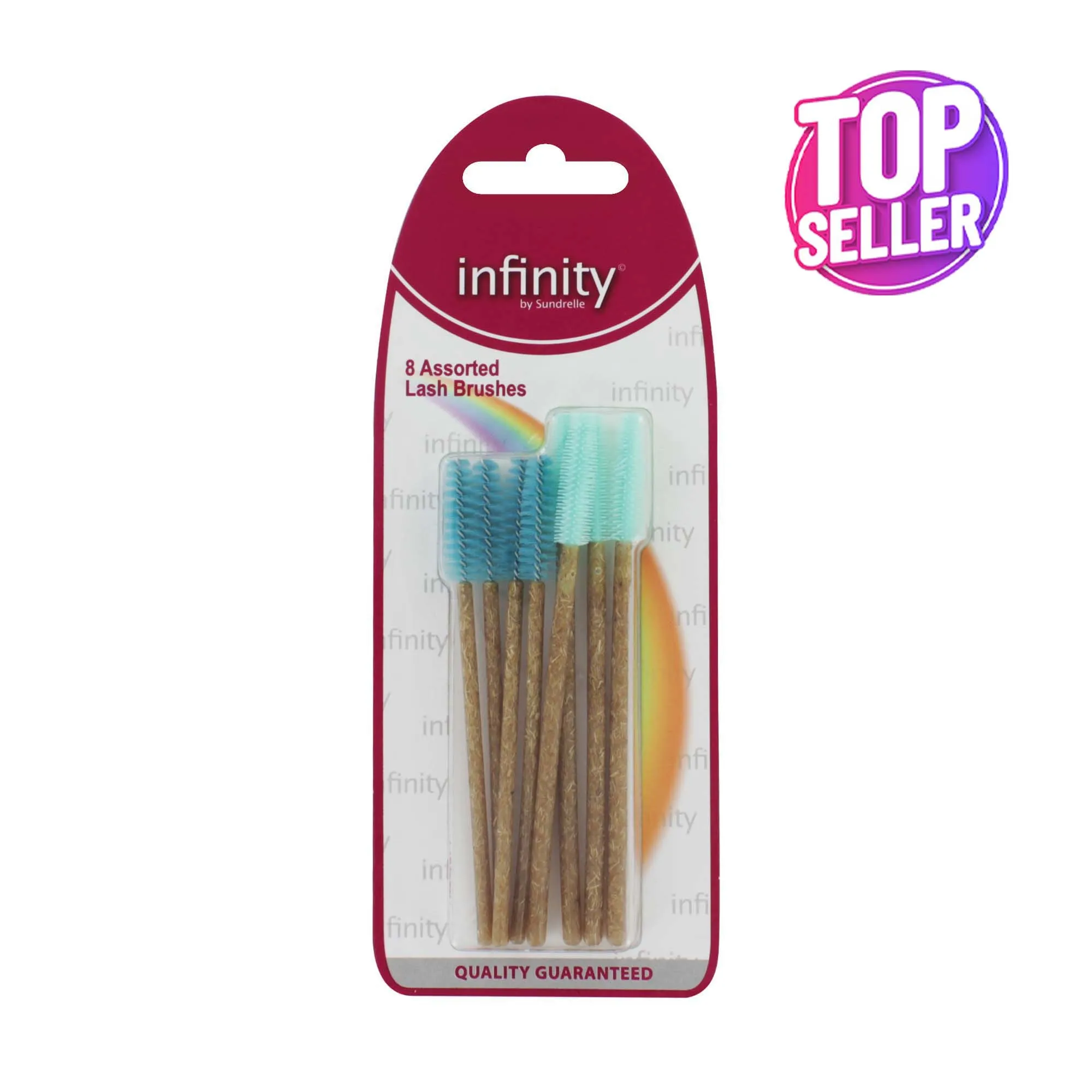 INFINITY 8 EYELASH BRUSHES ASSORTED