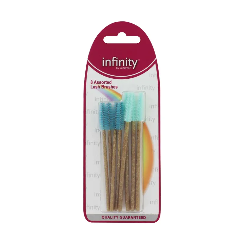 INFINITY 8 EYELASH BRUSHES ASSORTED