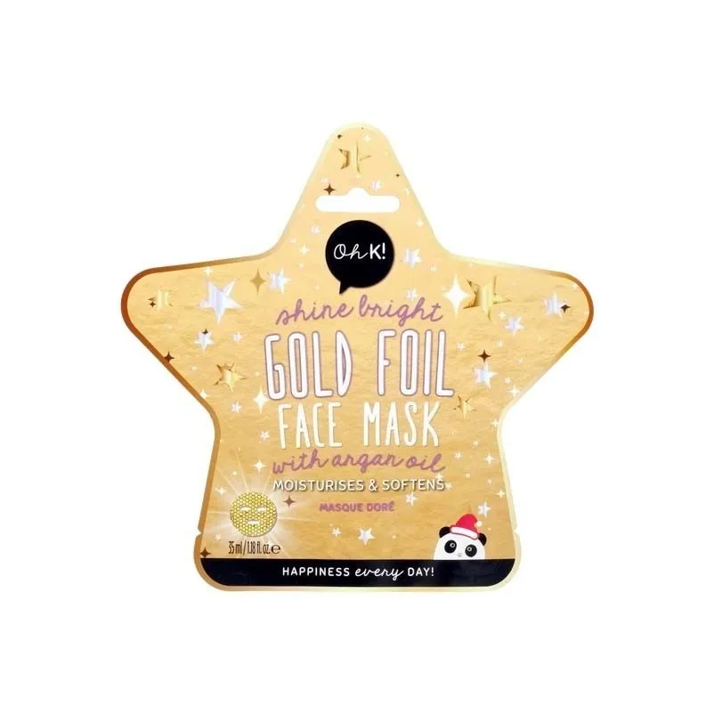 OH K GOLD FOIL FACE  MASK x12