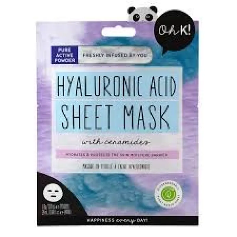 OH K HYLAURONIC ACID FACE MASK with powder x12