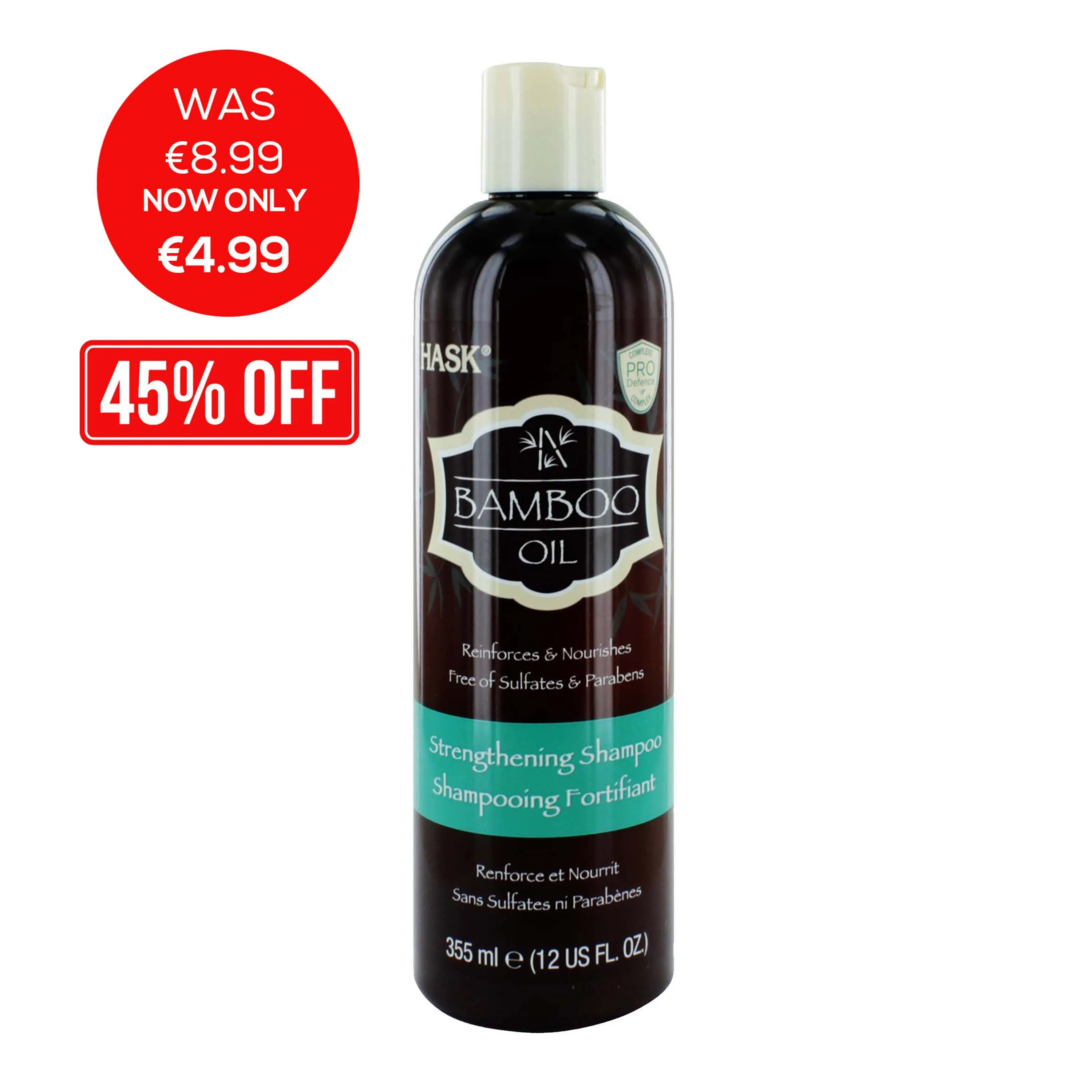 HASK BAMBOO OIL SHAMPOO 355ml