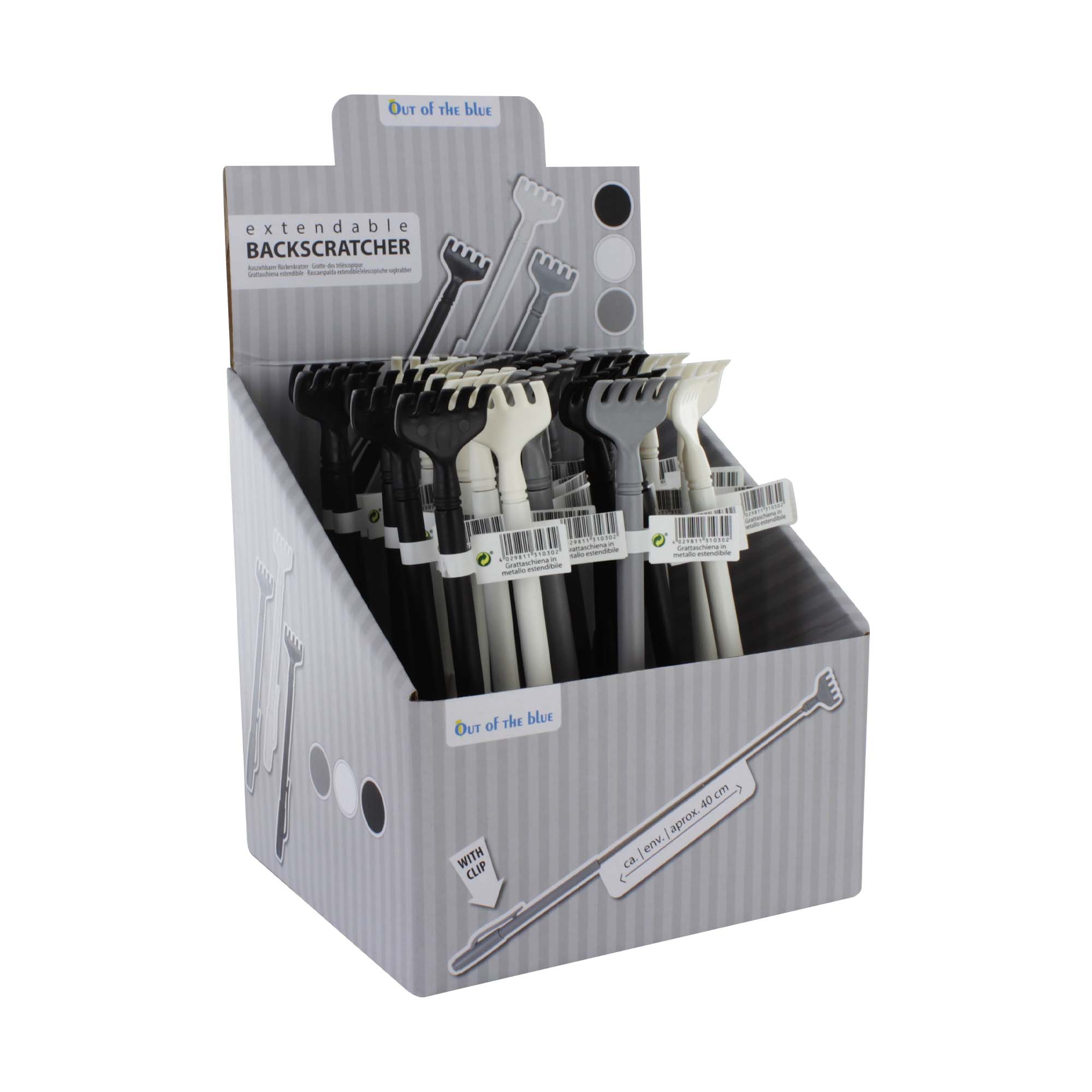 61/1900 COLOR BACK SCRATCHER PLASTIC DISP x25