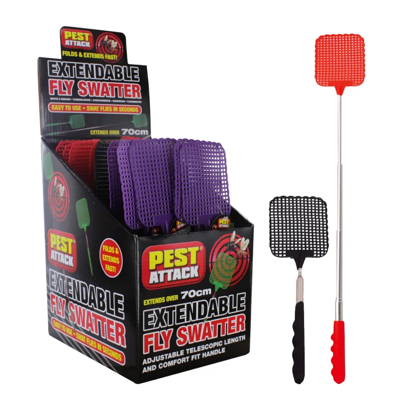 EXTENDABLE FLY SWATTER x24