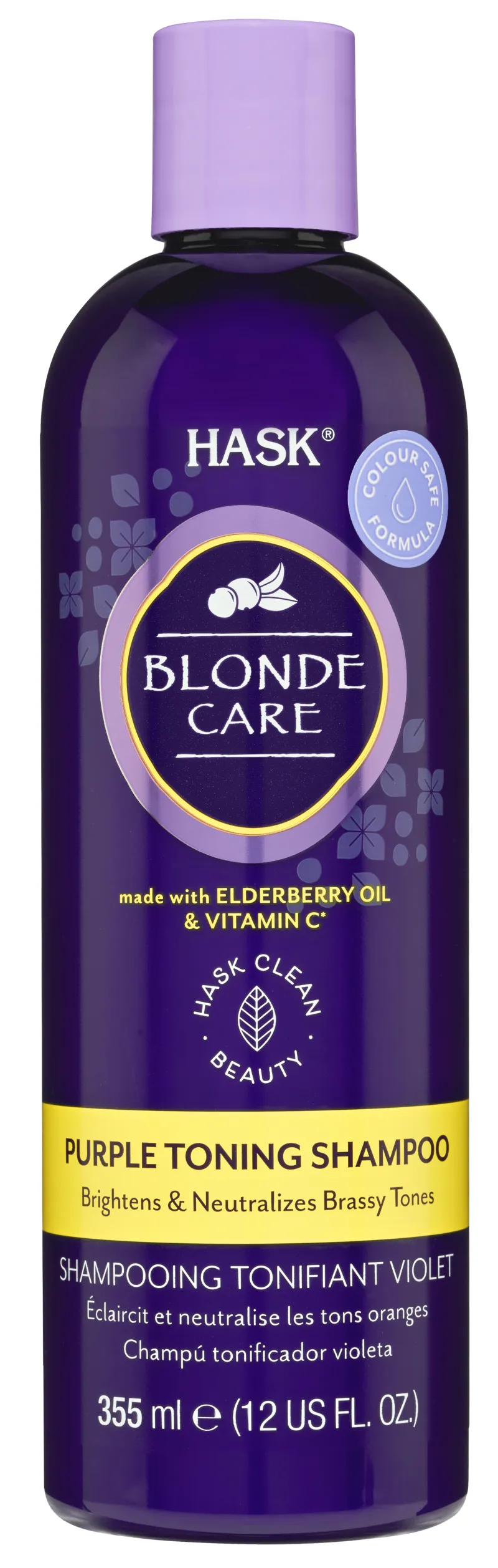 HASK BLONDE CARE  SHAMPOO 355ml