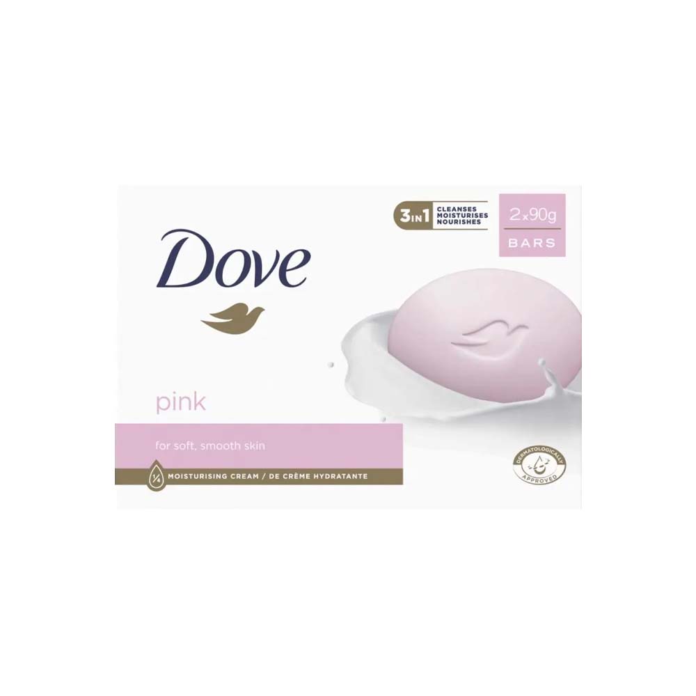 DOVE SOAP PINK 2x90g
