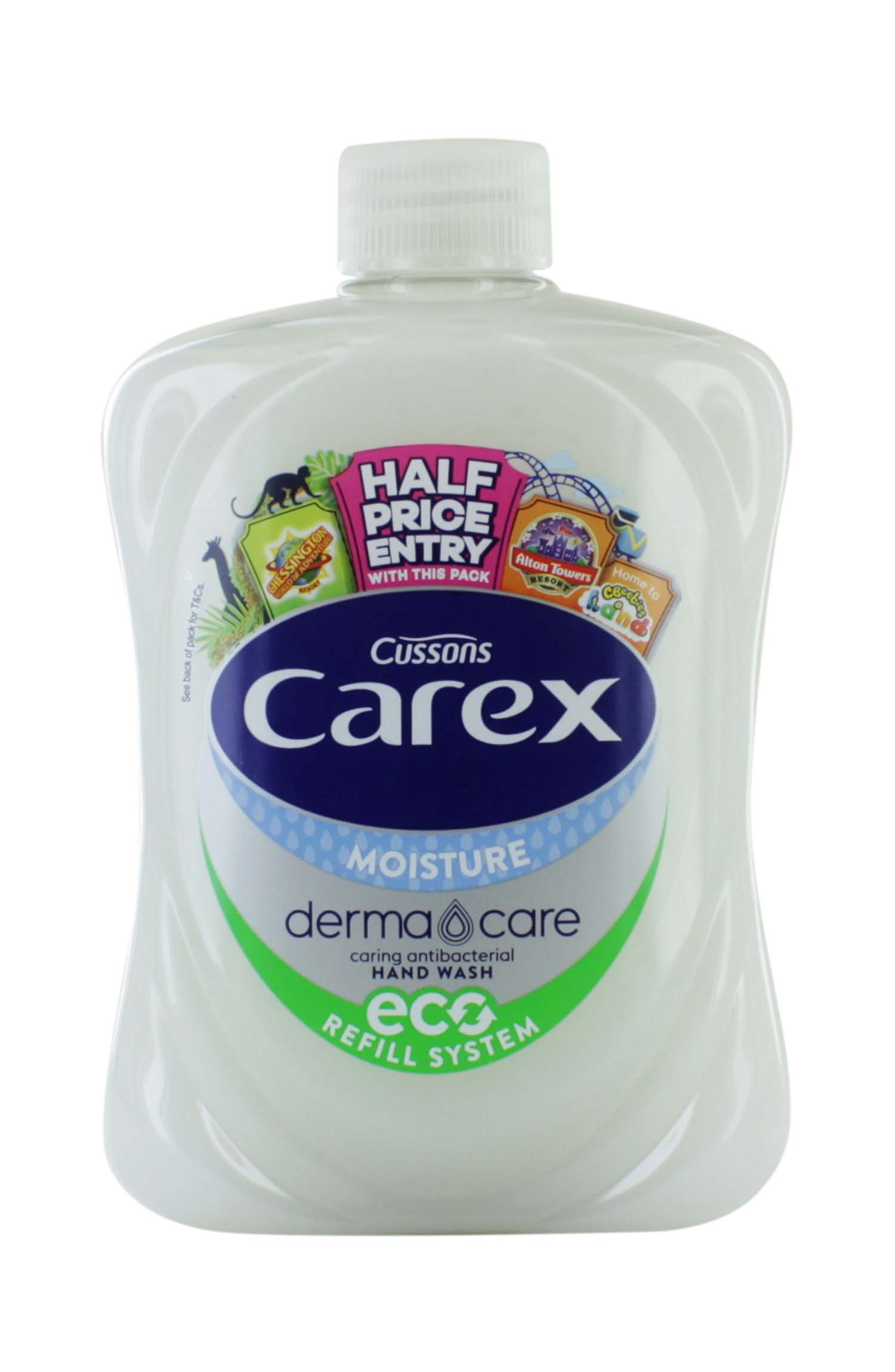 CAREX MOISTURE H/WASH REFILL 500ml
