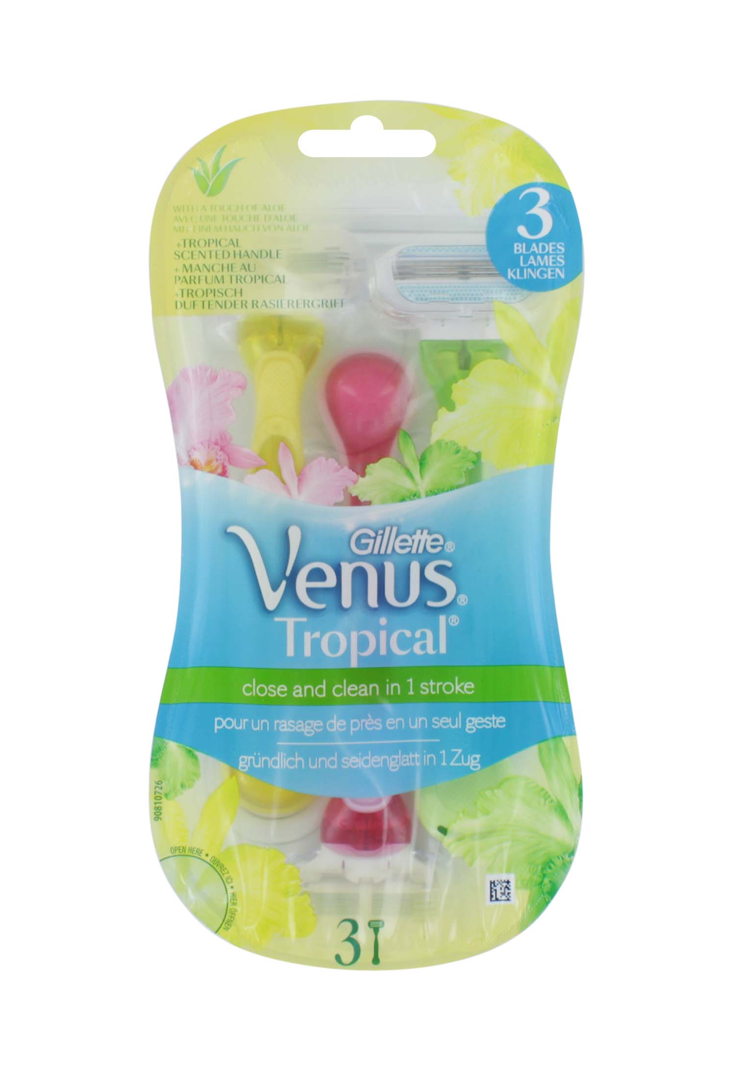 GILLETTE VENUS 3 TROPICAL 3s RAZORS