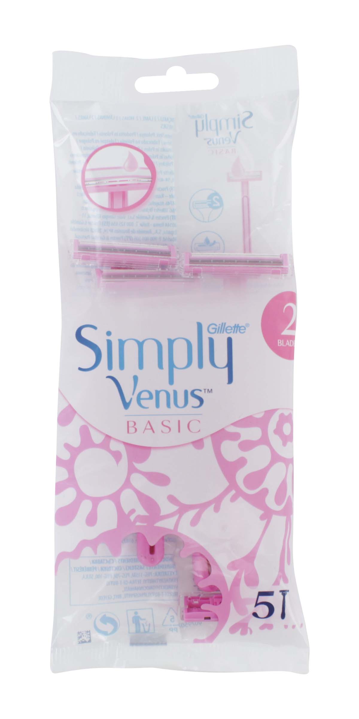 GILLETTE SIMPLY 2 VENUS RAZORS 5s