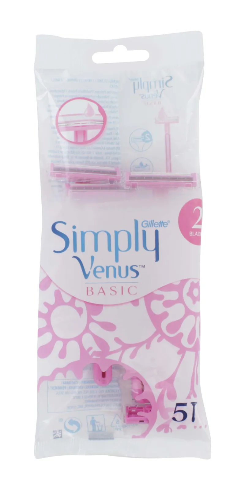 GILLETTE SIMPLY 2 VENUS RAZORS 5s