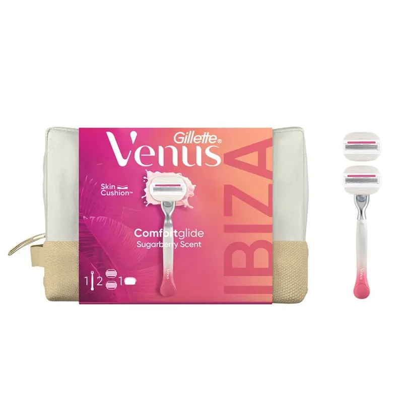 GILLETTE VENUS SUGARBERRY 4pce BAG SET