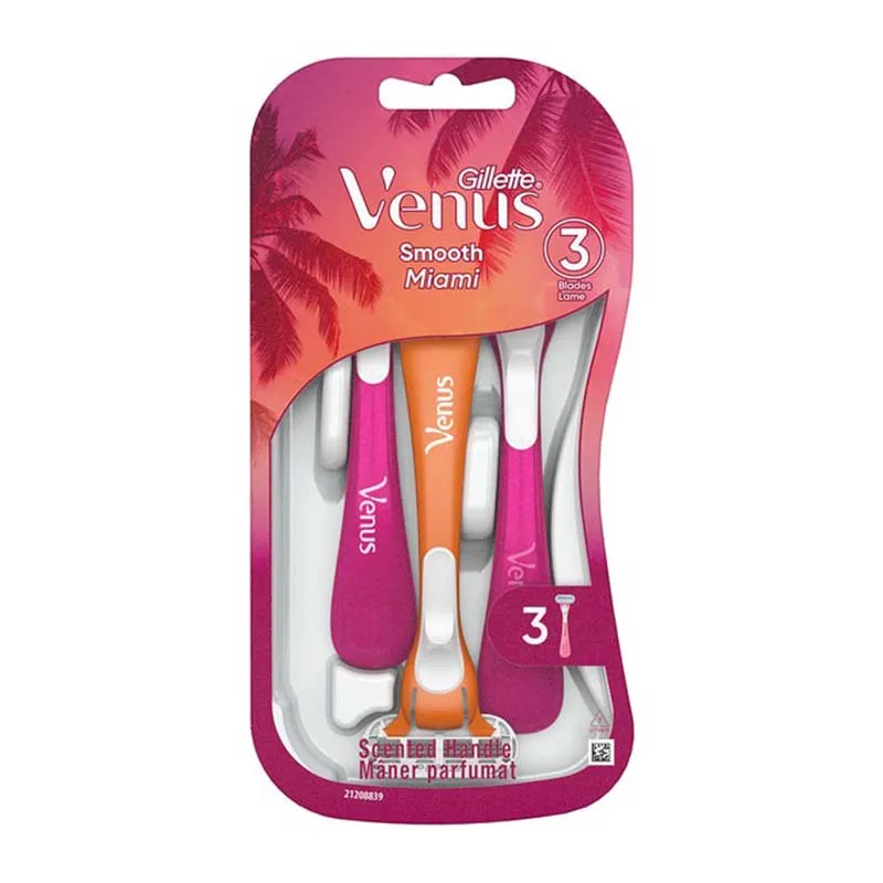 GILLETTE VENUS 3 MIAMI  3s RAZORS