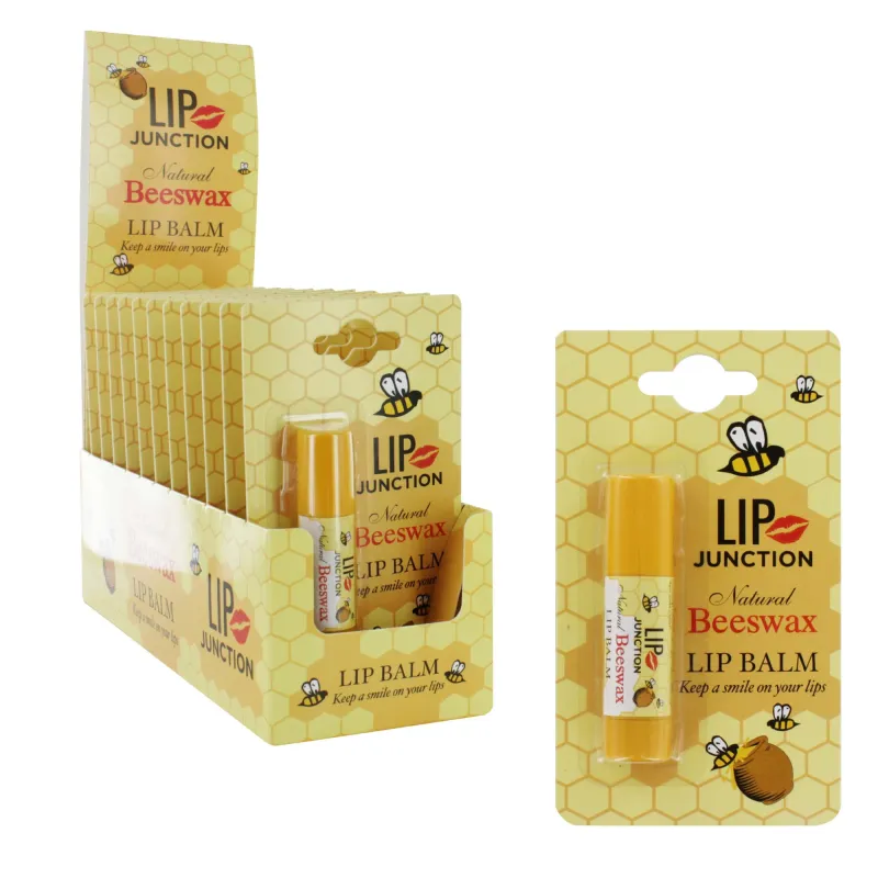 LIP JUNCTION BEESWAX LIP BALM STICK 3.5g x12