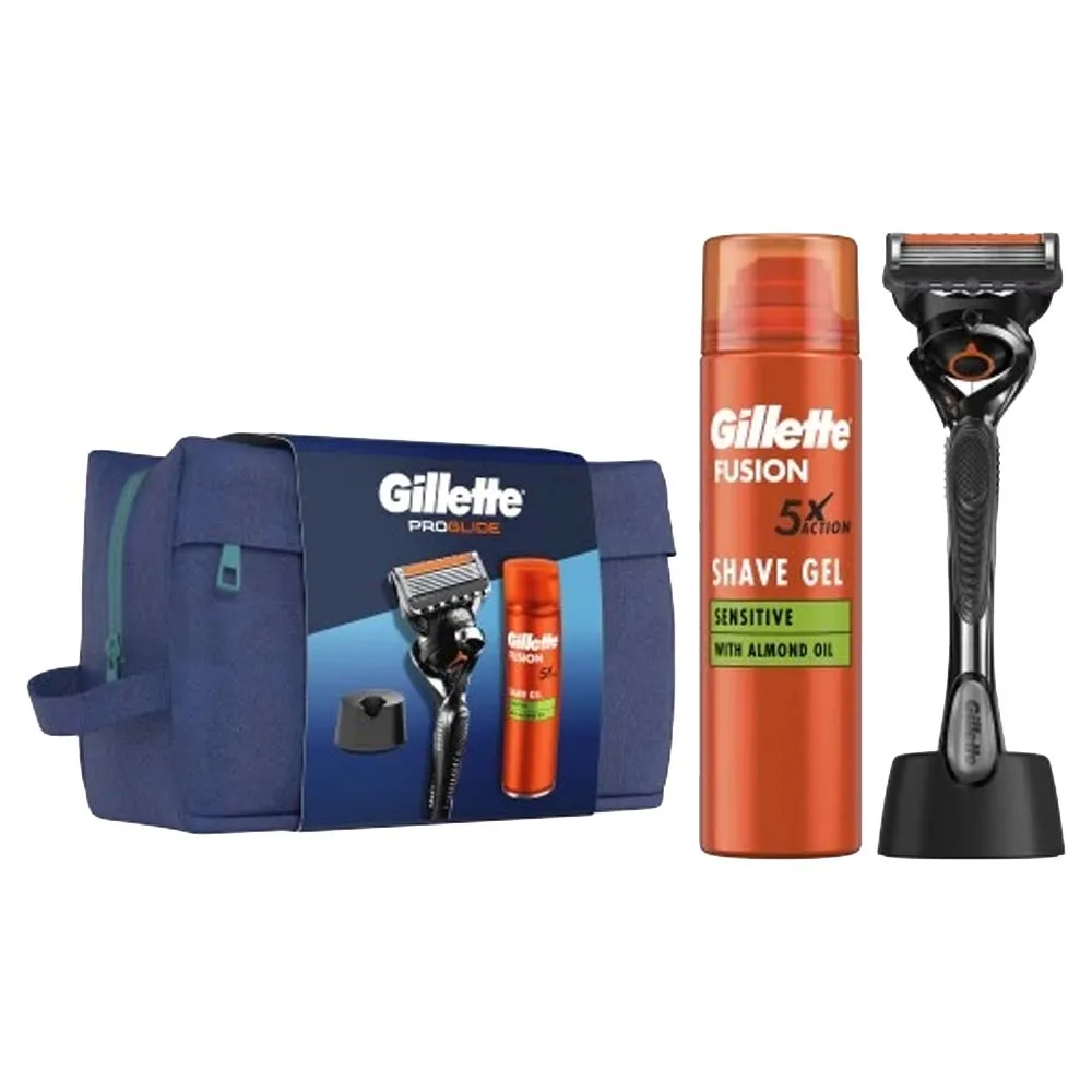 GILLETTE FUSION PROGLIDE BAG SET***blk friday 25