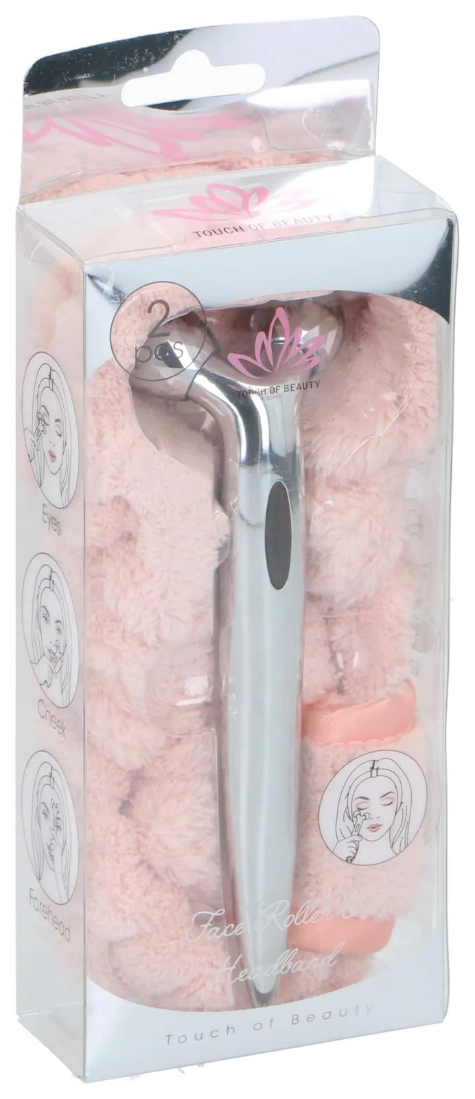 FACE ROLLER & HEADBAND SET