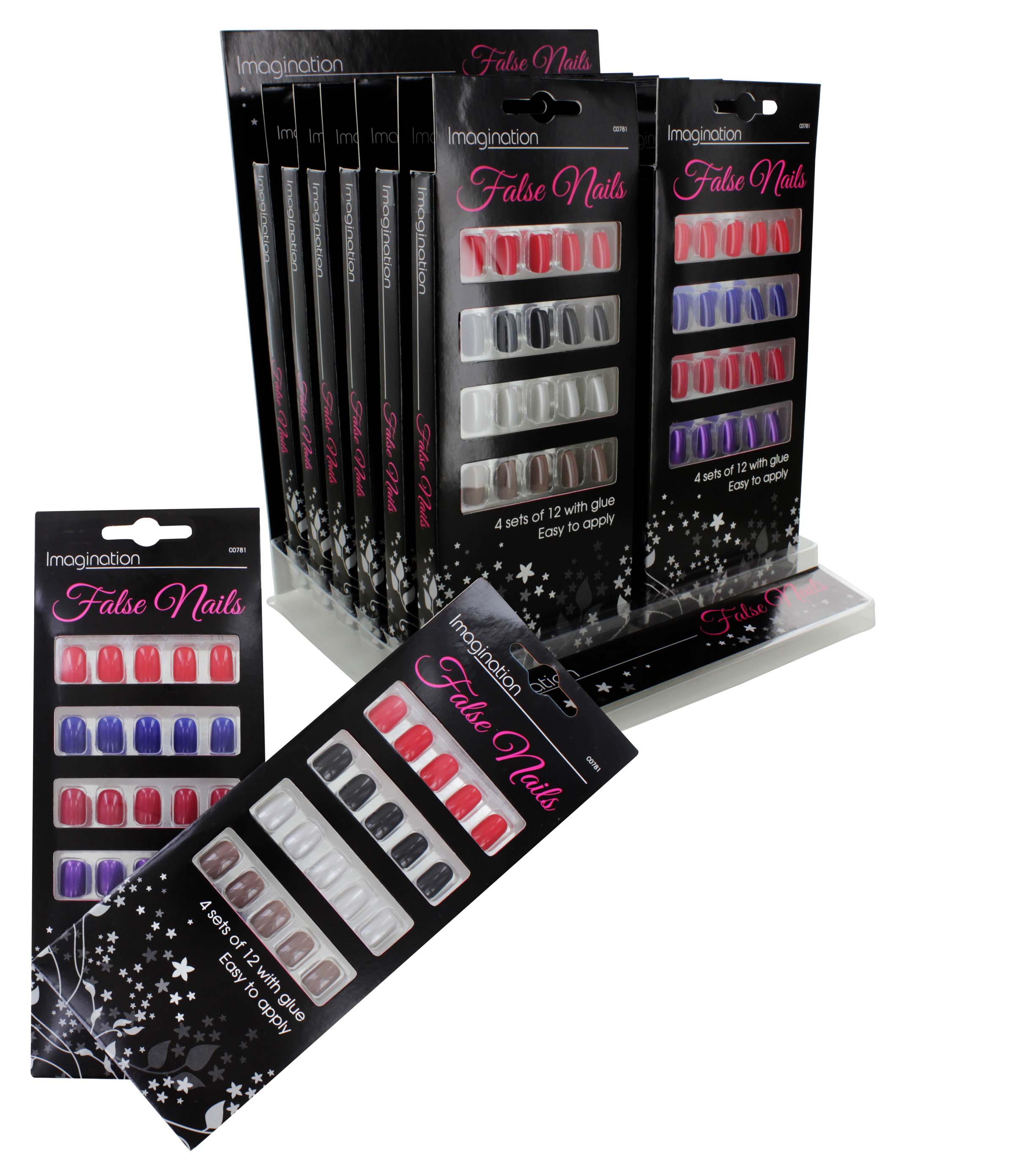 IMAGINATION 4 PACK FALSE nails