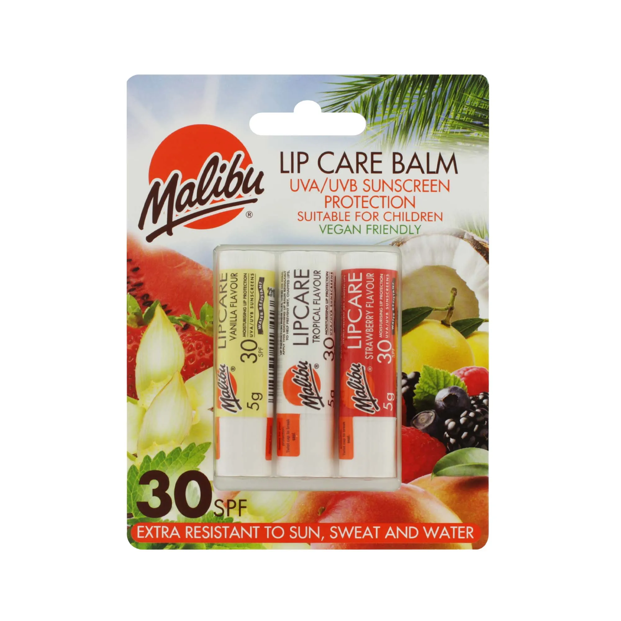 MALIBU LIP CARE BALM TRIO