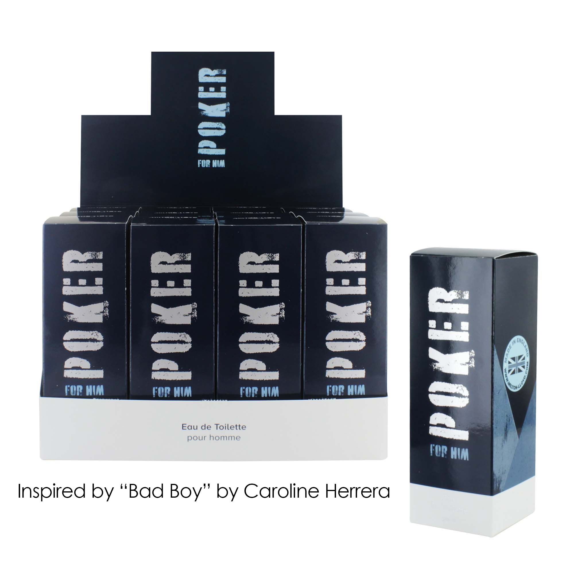 POKER FOR HIM 50ml(BAD BOY CAROLINA HERRERA) COPY PERFUME