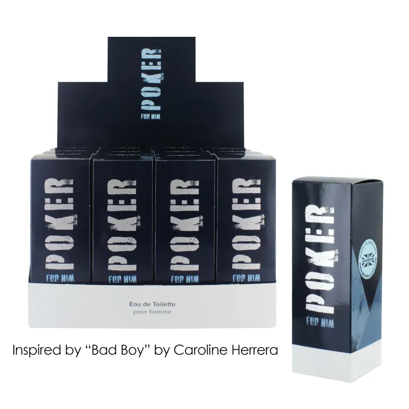 POKER FOR HIM 50ml(BAD BOY CAROLINA HERRERA) COPY PERFUME